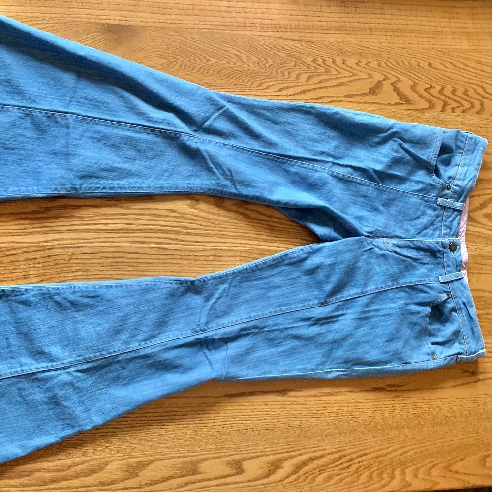 "Stella McCartney" wide leg, bell. bottom jeans, 30. Like New! - Picture 11 of 11